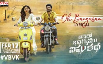 Oh Bangaram Is A Song By Kapil Kapilan. Lyrics Are Penned By Bhaskarabhatla While Music Is Produced By Chaitan Bharadwaj. Official Music Video Is Released On Official Channel.