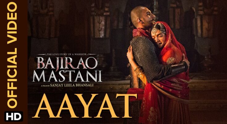 Aayat Is A Song By Arijit Singh / Mujtaba Aziz Naza, Shahdab Faridi, Altamash Faridi, Farhan Sabri. Lyrics Are Penned By A.M Turaz While Music Is Produced By Sanjay Leela Bhansali. Official Music Video Is Released On Official Channel.