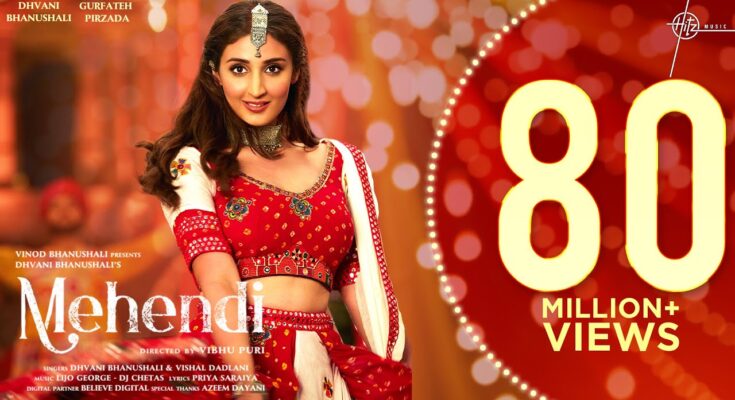 Mehendi Is A Song By Dhvani Bhanushali, Vishal Dadlani. Lyrics Are Penned By Saraiya While Music Is Produced By Vibhu Puri. Official Music Video Is Released On Official Channel.