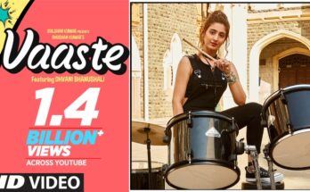 Vaaste Is A Song By Dhvani Bhanushali & Nikhil D’Souza. Lyrics Are Penned By Arafat Mehmood While Music Is Produced By Tanishk Bagchi. Official Music Video Is Released On Official Channel.