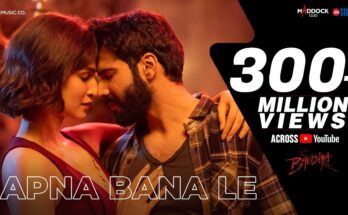 Apna Bana Le Is A Song By Arijit Singh. Lyrics Are Penned By Amitabh Bhattacharya While Music Is Produced By Dinesh Vijan. Official Music Video Is Released On Official Channel.