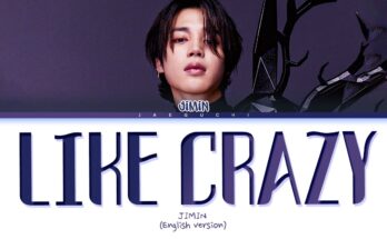 Like Crazy Is A Song By Jimin. Lyrics Are Penned By PdoggBlvshChris JamesGhstloopJiminRMEvan While Music Is Produced By Pdogg Ghstloop. Official Music Video Is Released On Official Channel.