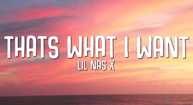 THATS WHAT I WANT Is A Song By Lil Nas X. Lyrics Are Penned By Montero HillOmer FediBlake SlatkinRyan TedderKeegan Bach While Music Is Produced By Omer FediBlake SlatkinRyan TedderKBeaZy. Official Music Video Is Released On Official Channel.