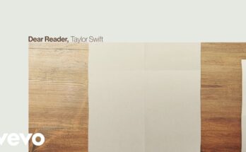 Dear Reader Is A Song By Taylor Swift. Lyrics Are Penned By Jack Antonoff Taylor Swift While Music Is Produced By Jack Antonoff Taylor Swift. Official Music Video Is Released On Official Channel.