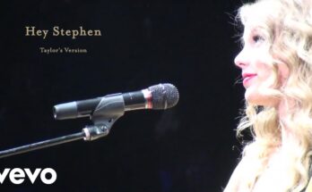 Hey Stephen Is A Song By Taylor Swift. Lyrics Are Penned By Taylor Swift While Music Is Produced By Taylor SwiftChristopher Rowe. Official Music Video Is Released On Official Channel.