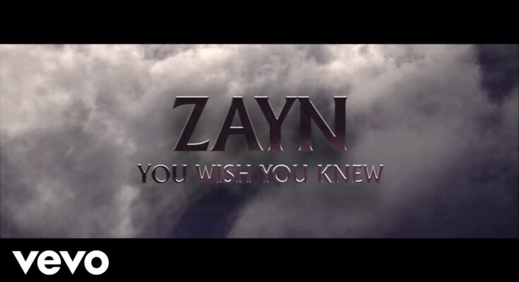 You Wish You Knew Is A Song By ZAYN . Lyrics Are Penned By Zain Malik, Matthew Kirkwood While Music Is Produced By MakeYouKnowLoveMalayKhaled RohaimSaltwivesSawyrTimbalandFederico Vindver Zayn Malik. Official Music Video Is Released On Official Channel.