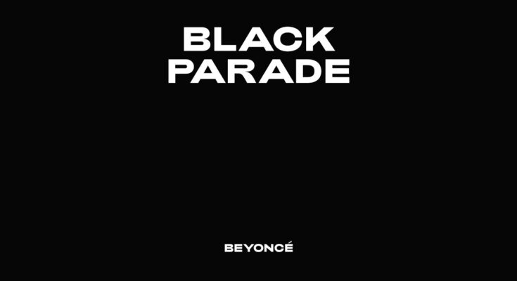 BLACK PARADE Is A Song By Beyoncé . Lyrics Are Penned By Beyoncé Knowles-CarterDerek James DixieAkil KingBrittany ConeyDenisia AndrewsKim KrysiukRickie TiceShawn CarterParamount on Parade While Music Is Produced By BeyoncéDIXSON. Official Music Video Is Released On Official Channel.